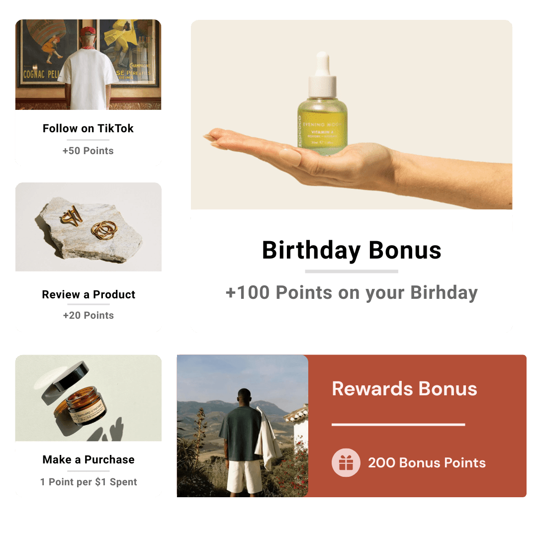 Ways to earn points